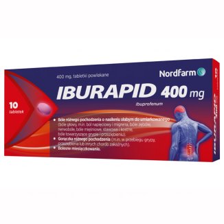 Iburapid 400 mg, 10 tabletek powlekanych - zdjęcie produktu