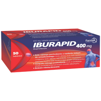 Iburapid 400 mg, 50 tabletek powlekanych - zdjęcie produktu