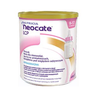 Neocate LCP, hipoalergiczna dieta dla niemowląt od urodzenia i dzieci, 400 g - zdjęcie produktu