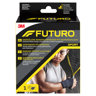 Futuro Sport, opaska stabilizująca na nadgarstek i kciuk, czarna, rozmiar uniwersaly, 1 sztuka - zdjęcie produktu