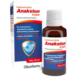 Anaketon, krople, 30 ml USZKODZONE OPAKOWANIE - zdjęcie produktu