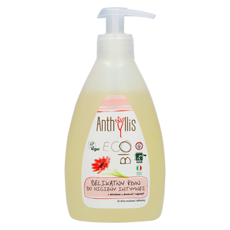 Anthyllis EcoBio, płyn do higieny intymnej z ekstraktem z borówki i nagietka, ekologiczny, 300 ml - zdjęcie produktu