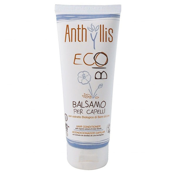 Anthyllis Anthyllis EcoBio, Haarspülung mit Extrakt z lnu und Proteinen Reis, 200 ml — Inhaltsstoffe und Bewertung
