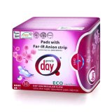 Gentle Day, podpaski z paskiem anioniowym, ze skrzydełkami, ultracienkie, rozmiar 4, na dzień, 10 sztuk - miniaturka zdjęcia produktu