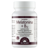 Dr. Jacob's Melatonina + B12 Kompleks, 60 tabletek - miniaturka zdjęcia produktu