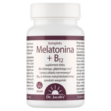 Dr. Jacob's Melatonina + B12 Kompleks, 60 tabletek - miniaturka zdjęcia produktu