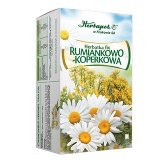Herbapol Rumiankowo-Koperkowa, herbatka fix, 2 g x 20 saszetek Herbapol Rumiankowo-Koperkowa, herbatka fix, 2 g x 20 saszetek - zdjęcie produktu