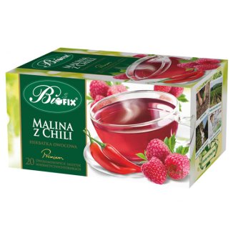 Bi Fix, Premium Malina z chilli, herbatka, 20 saszetek - zdjęcie produktu
