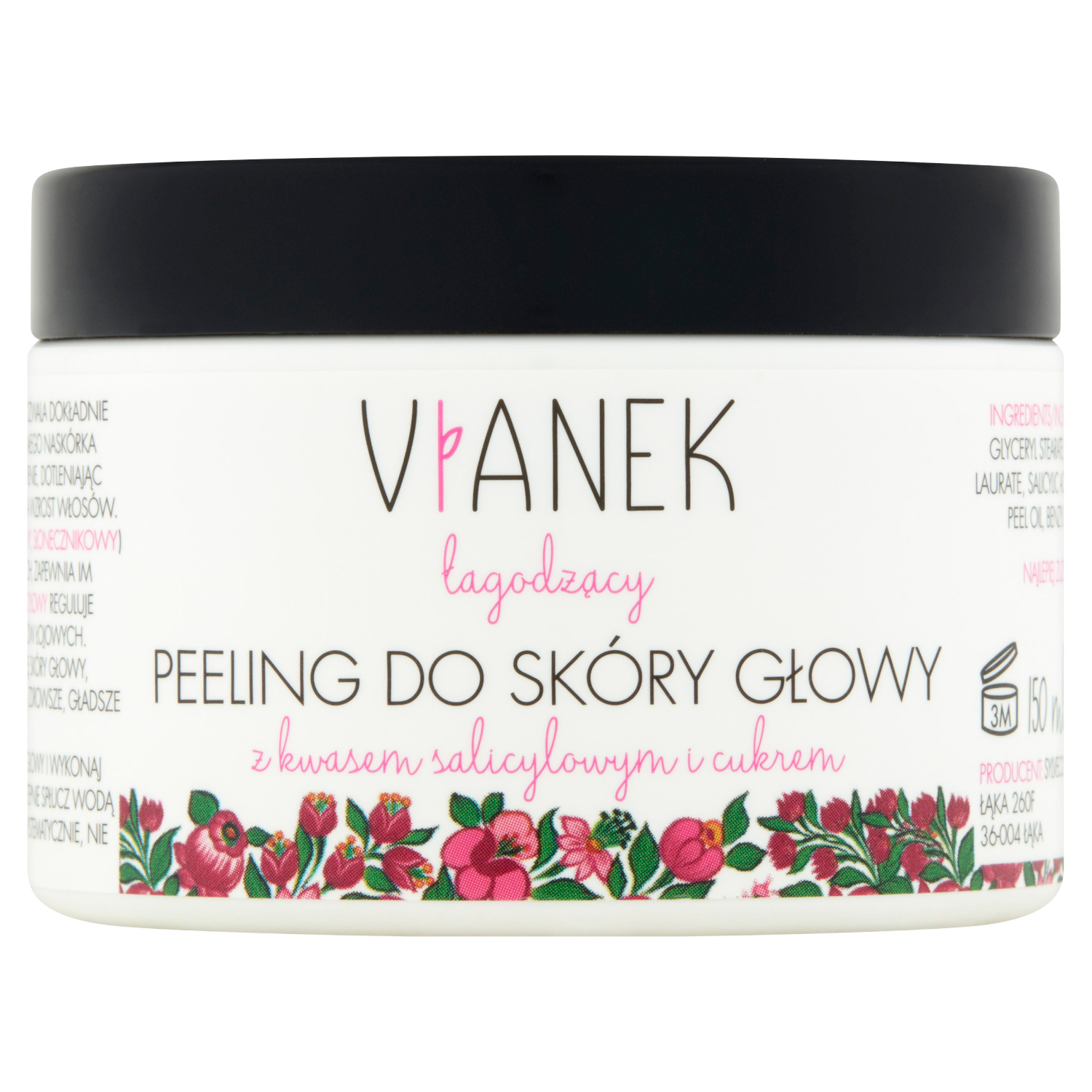 Vianek Vianek, beruhigend peeling für die Kopfhaut, 155 g — Inhaltsstoffe und Bewertung