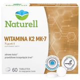 Naturell Witamina K2 MK-7, witamina K 75 µg, 60 tabletek do rozgryzania i żucia - miniaturka zdjęcia produktu