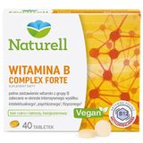 Naturell Witamina B Complex Forte, 40 tabletek USZKODZONE OPAKOWANIE - miniaturka zdjęcia produktu
