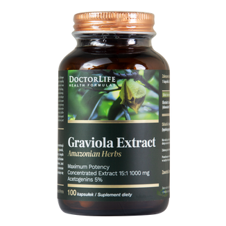 Doctor Life Graviola Extract, 100 kapsułek - zdjęcie produktu