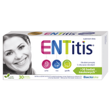 ENTitis, dla dzieci powyżej 3 roku i dorosłych, smak miętowy, 30 pastylek do ssania KRÓTKA DATA - miniaturka zdjęcia produktu