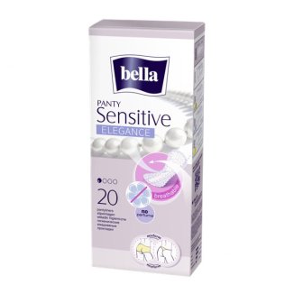 Bella Panty Sensitive, wkładki higieniczne, Elegance, 20 sztuk - zdjęcie produktu