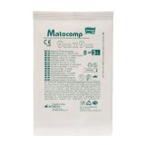 Matopat Matocomp, kompresy jałowe z gazy, 17-nitkowe, 8-warstwowe, 9 cm x 9 cm, 3 sztuk - miniaturka zdjęcia produktu