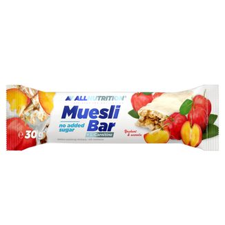 Allnutrition Muesli Bar, baton musli z L-karnityną w polewie jogurtowej, acerola, 30 g - zdjęcie produktu