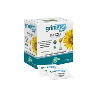 GrinTuss Adult, kaszel suchy i mokry, 20 tabletek do ssania - zdjęcie produktu