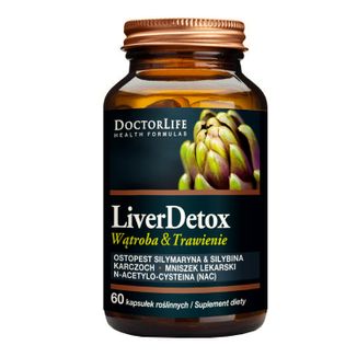 Doctor Life Liver Detox, 60 kapsułek - zdjęcie produktu