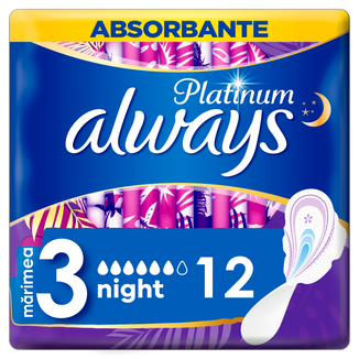 Always Platinum, podpaski, Ultra Night, 12 sztuk - zdjęcie produktu
