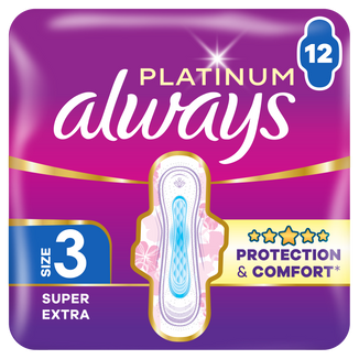 Always Platinum, podpaski, Ultra Night, 12 sztuk - zdjęcie produktu
