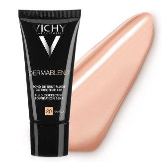 Vichy Dermablend, fluid korygujący, nr 20, vanilla, 30 ml - zdjęcie produktu