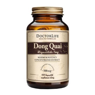 Doctor Life, Dong Quai Extrakt 500 mg Dzięgiel Chiński ekstrakt, 100 kapsułek - zdjęcie produktu