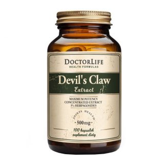 Doctor Life Devil's Claw Extract, czarci pazur, 100 kapsułek - zdjęcie produktu