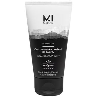 Marion Peel Off, maska czarna do twarzy peel-off z aktywnym węglem, 25 g KRÓTKA DATA - zdjęcie produktu