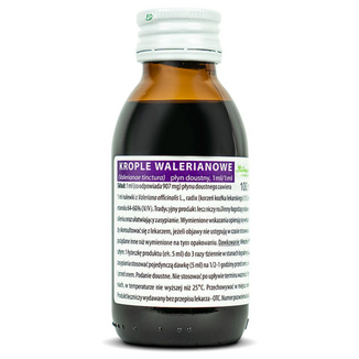 Krople walerianowe, 100 ml - zdjęcie produktu