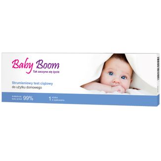 Baby Boom, test ciążowy strumieniowy, 1 sztuka - zdjęcie produktu