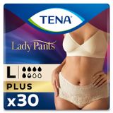 Tena Lady Pants Creme, majtki chłonne, rozmiar L, 95-130 cm, Plus, 30 sztuk - miniaturka zdjęcia produktu