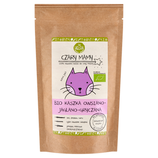 Helpa Czary Mamy Bio Kaszka owsiano-jaglano-gryczana, bezmleczna, bez dodatku cukru, 200 g - zdjęcie produktu