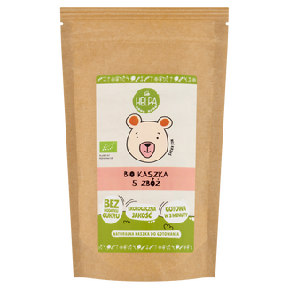 Helpa Czary Mamy Bio Kaszka 5 Zbóż, bezmleczna, bez dodatku cukru, 200 g - zdjęcie produktu