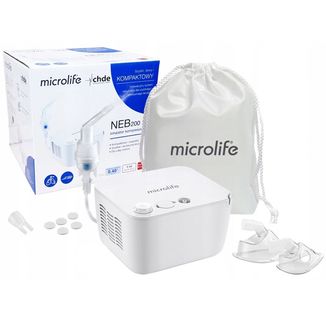 Microlife NEB 200, inhalator kompresorowy, kompaktowy USZKODZONE OPAKOWANIE - zdjęcie produktu