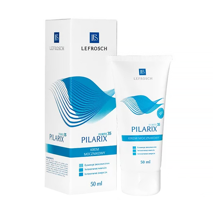 Nieznana Lefrosch Pilarix Forte 35, Creme Harnstoff, 50 ml — Inhaltsstoffe und Bewertung