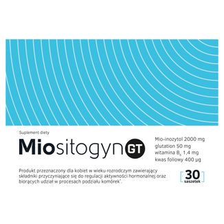 Miositogyn GT, smak pomarańczowy, 5 g x 30 saszetek - zdjęcie produktu