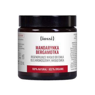 Iossi Mandarynka + Bergamotka, masło regenerujące do ciała, 120 ml - zdjęcie produktu
