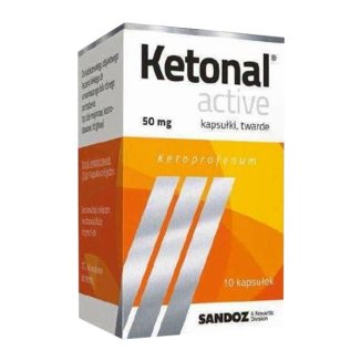 Ketonal Active 50 mg, 10 kapsułek - zdjęcie produktu