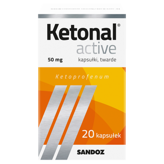 Ketonal Active 50 mg, 20 kapsułek twardych - zdjęcie produktu