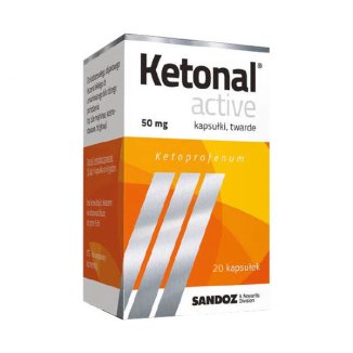Ketonal Active 50 mg, 20 kapsułek - zdjęcie produktu