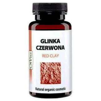 OlVita, glinka czerwona, organiczna, 100 g - zdjęcie produktu