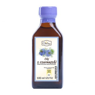 OlVita Olej z czarnuszki zimnotłoczony, nieoczyszczony, 100 ml - zdjęcie produktu