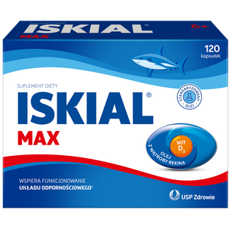 Iskial Max, dla dzieci powyżej 6 lat i dorosłych, 120 kapsułek - zdjęcie produktu