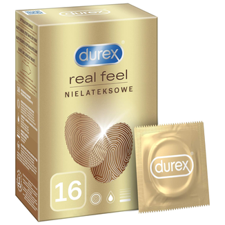 Durex Real Feel, prezerwatywy nielateksowe gładkie, 16 sztuk - zdjęcie produktu