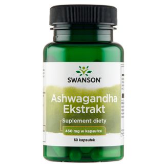 Swanson Ashwagandha Extract, 60 kapsułek - zdjęcie produktu