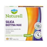 Naturell Silica Biotyna Max, 60 tabletek USZKODZONE OPAKOWANIE - miniaturka zdjęcia produktu