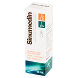 Sinumedin (1,5 mg + 2,5 mg)/ ml, aerozol do nosa, roztwór, 15 ml USZKODZONE OPAKOWANIE - miniaturka zdjęcia produktu