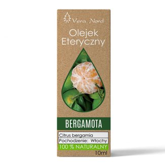 Vera Nord, naturalny olejek eteryczny, bergamota, 10 ml - zdjęcie produktu