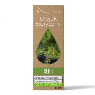 Vera Nord, naturalny olejek eteryczny cedrowy, 10 ml - zdjęcie produktu
