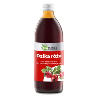EkaMedica Dzika Róża, sok, 500 ml - zdjęcie produktu